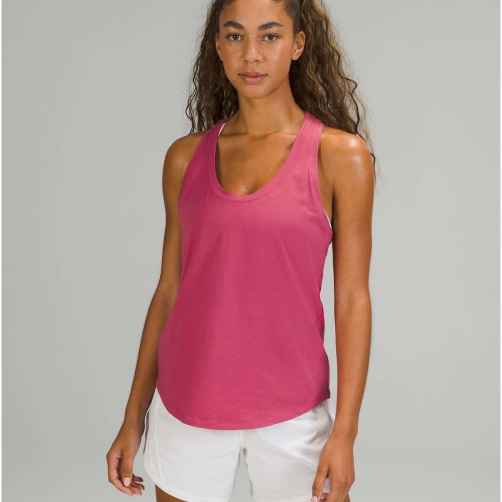 lululemon athletica Pink Racerback Tank Top